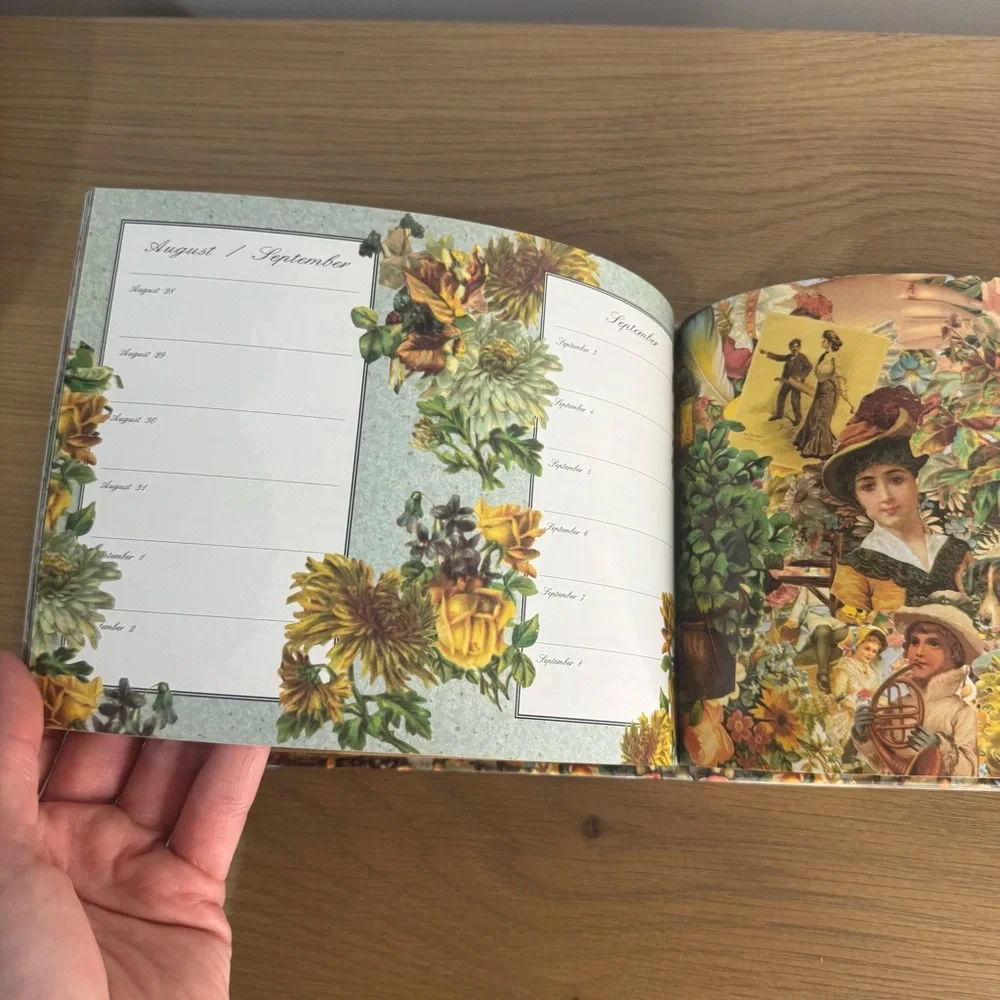 NEW Vintage Victoriana Birthday Book - Montague House Editions